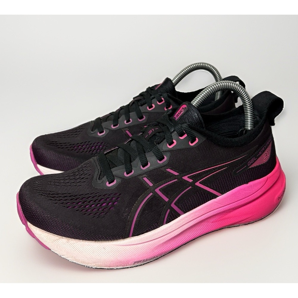 Asics Gel Kayano 31 Women Size 8 Black Bold Magenta Running Shoe 1012B670-003
